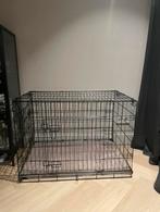 Zwarte bench, Dieren en Toebehoren, Ophalen, Gebruikt, Minder dan 65 cm, Hondenhok