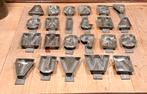 Chocoladeletters mallen alfabet (zonder Q, X, Y), Ophalen of Verzenden