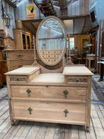 Frans eiken ladekast kast kaptafel toiletkast