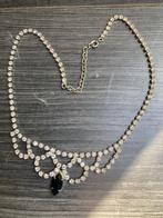 Vintage rhinestones strass ketting collier costume Jewelry, Sieraden, Tassen en Uiterlijk, Antieke sieraden, Overige materialen