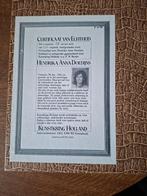 Gezicht op Zutphen Ets Anna Doedijn, Antiek en Kunst, Ophalen of Verzenden