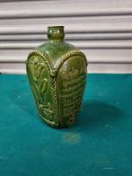 Fles vintage met tekst groen, Verzamelen, Retro, Ophalen of Verzenden