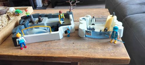 Zeehonden show en pinguïnverblijf Playmobil 9062 & 3135, Kinderen en Baby's, Speelgoed | Playmobil, Zo goed als nieuw, Complete set