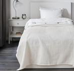 IKEA INDIRA Sprei - Wit - 230x250 cm, Wit, Tweepersoons, Ophalen of Verzenden, Deken of Dekbed