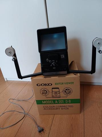 Goko Editor-Viewer A-201 D-8 Filmmontage Apparaat beschikbaar voor biedingen
