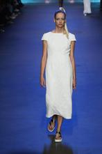 Duurzame mode, maxi jurk, wit, designer Monique Collignon, Kleding | Dames, Jurken, Verzenden, Wit, Nieuw, Monique Collignon