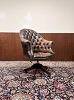 Klassiek Engels Chesterfield Bureaustoel, Ophalen