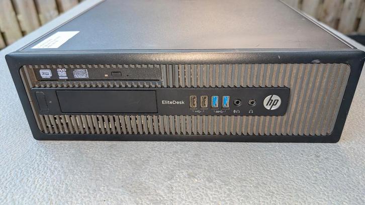HP desktop PC met Windows 10 Pro, Computers en Software, Desktop Pc's, Zo goed als nieuw, 3 tot 4 Ghz, HDD, 4 GB, Met videokaart