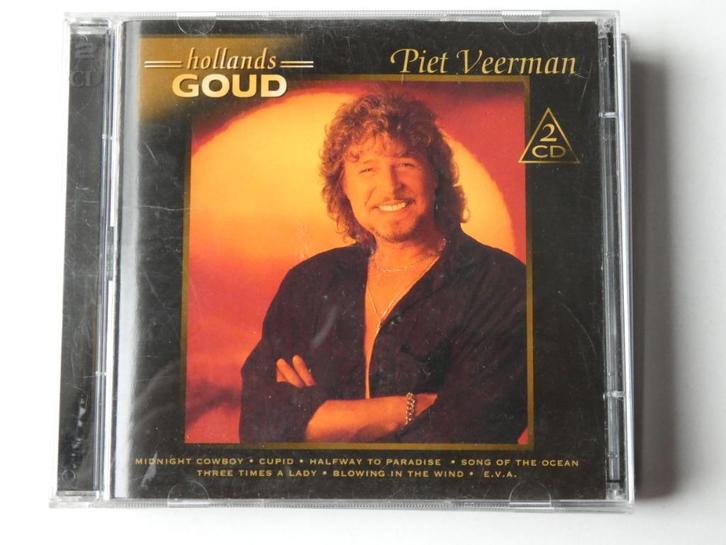 Piet Veerman - Hollands Goud 2cd, Cd's en Dvd's, Cd's | Pop, Gebruikt, 1980 tot 2000, Verzenden