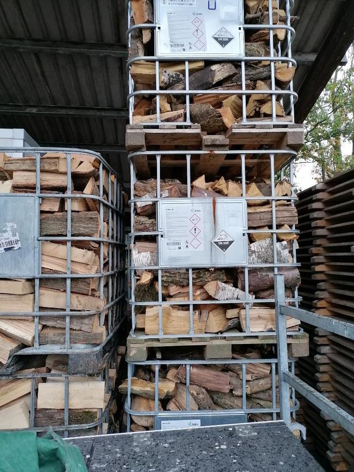 Droog essen/eiken kachelhout te koop, kopen, Tuin en Terras, Haardhout, Blokken, Essenhout, 3 tot 6 m³, Verzenden