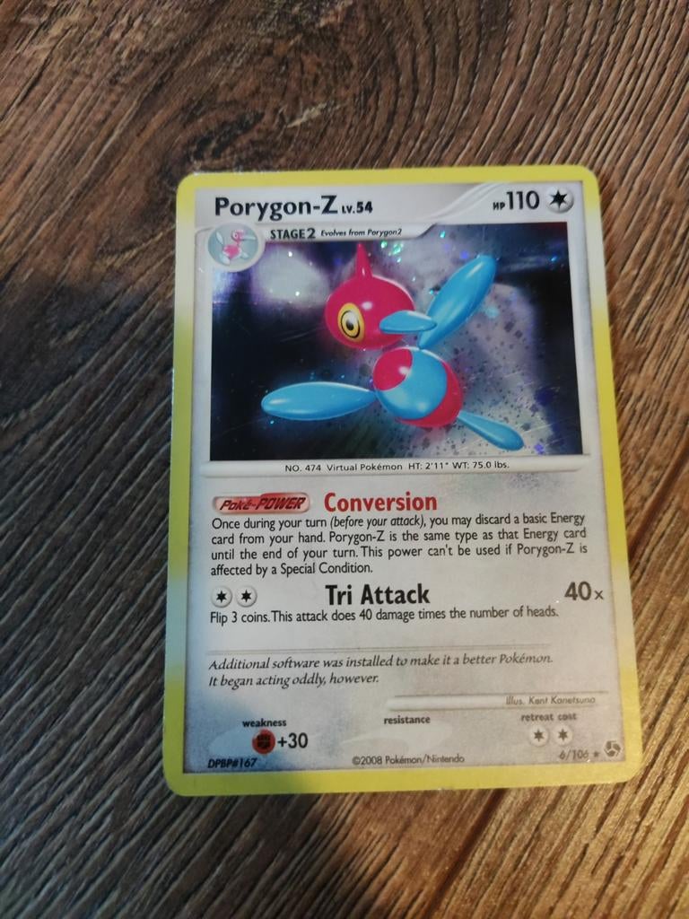 Porygon-Z Holo Pokemon kaart - Great Encounters, Ophalen of Verzenden, Gebruikt