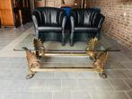 Glazen salontafel, Gebruikt, 100 tot 150 cm, Verzenden, 50 tot 100 cm