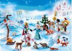 Gebruikte Playmobil Adventskalender 9008 - Winterse Pret!, Ophalen of Verzenden, Gebruikt, Complete set