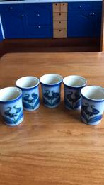 Brocante keramiek bekers fat lava Streha, Antiek en Kunst, Ophalen of Verzenden