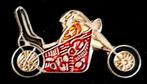 Chopper Bobber VTG PW II pin, Ophalen of Verzenden, Nieuw, Transport, Speldje of Pin