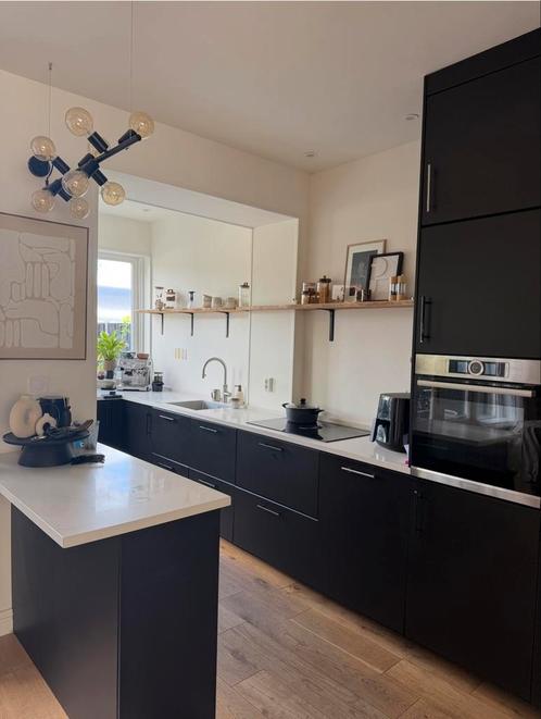 Zwart Ikea Metod KUNGSBACKA fronts en panelen, Huis en Inrichting, Keuken | Keukenelementen, Gebruikt, 25 tot 50 cm, Zwart, Ophalen