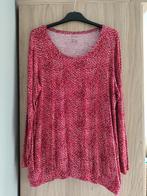 Vrolijk shirt met lange mouwen maat L 44/46, Kleding | Dames, Maat 42/44 (L), Zo goed als nieuw, Lange mouw, Rood