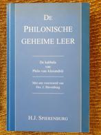 H. Spierenburg - De Philonische geheime leer, Boeken, Ophalen of Verzenden, H. Spierenburg