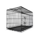 Hondenbench met schuifdeuren compl. met hoes en hondenkussen, Dieren en Toebehoren, Ophalen, Zo goed als nieuw