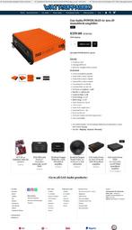 Gas Audio POWER MAD A1-500.1D monoblok versterker 500W RMS, Info@optimount.nl, Nieuw, Ophalen of Verzenden, Anholtseweg 48A 7091 HB DINXPERLO
