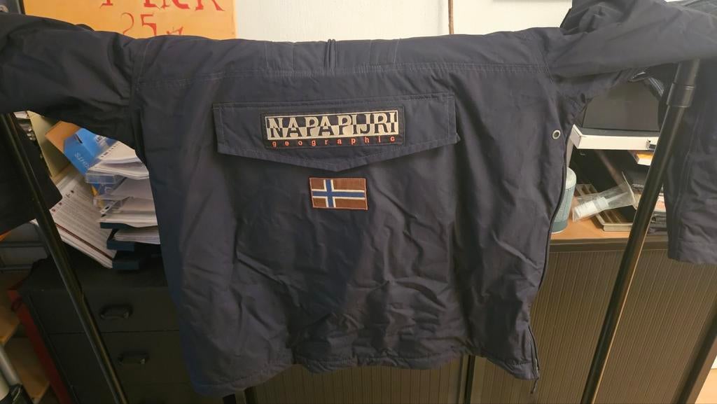 Napapijri jas, Blauw, Overige maten, Ophalen of Verzenden, Zo goed als nieuw