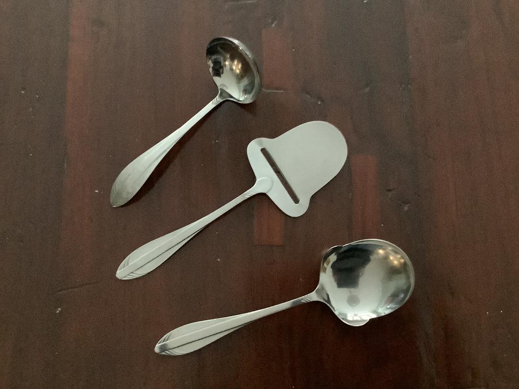 Gero bestek visgraat, Huis en Inrichting, Keuken | Bestek, Gebruikt, Rvs of Chroom, Vaatwasserbestendig, Ophalen of Verzenden