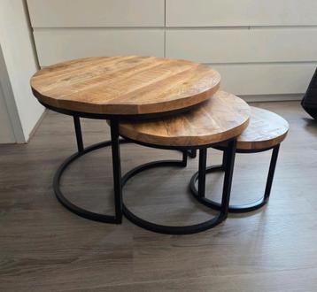 Salontafels salon tafel set mango hout NIEUW beschikbaar voor biedingen