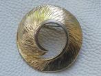 Broche -  vintage  -  goud verguld, Sieraden, Tassen en Uiterlijk, Broches, Verzenden, Goud, Goud