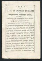 Examen de Conscience journalier , 1873, Antiek en Kunst, Antiek | Boeken en Bijbels, Bijbel, Ophalen of Verzenden