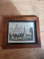 Oude Gravure van 't Dorp de Haage bij Breda, 1732, Antiek en Kunst, Kunst | Etsen en Gravures, Ophalen of Verzenden