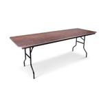 Bankettafel hout met aluminium rand inklapbaar 220 cm