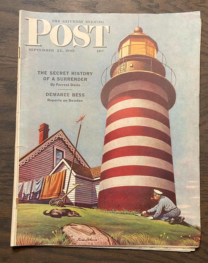 The Saturday Post - September 22, 1945, Boeken, Tijdschriften en Kranten, Zo goed als nieuw, Muziek, Film of Tv, Ophalen of Verzenden
