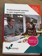 Professioneel werken in een organisatie. Rijnijssel mbo, Boeken, Ophalen of Verzenden, Zo goed als nieuw, Overige niveaus