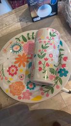 2 mokken en 2 birden bloemen, Caravans en Kamperen, Ophalen, Zo goed als nieuw