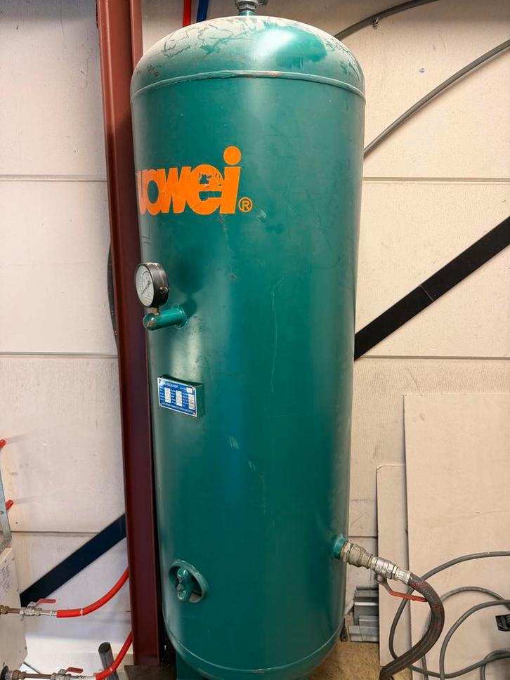 Luowei Krachtige 10PK 500L Compressor - Weinig Gebruikt, Doe-het-zelf en Verbouw, Compressors, Gebruikt, Ophalen