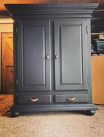 Wandmeubel toogkast broodkast mat zwart NIEUW, Huis en Inrichting, Kasten | Wandmeubels, Met deur(en), Middenhof 41 Rilland, 150 tot 200 cm