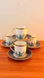 4 porseleinen koffiekopjes van Bernardaud, type Metropole Fr, Ophalen of Verzenden, Nieuw