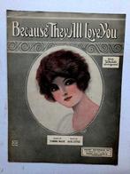 bladmuziek - Because They All Love You, muziek met ukulele, Ophalen of Verzenden, Zo goed als nieuw, Artiest of Componist