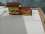 Huisje met loods voor modelspoor H0, Overige merken, Gebruikt, Gelijkstroom, Brug, Tunnel of Gebouw