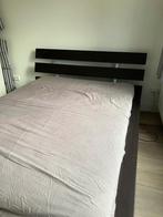 Ikea bed 140x200, Huis en Inrichting, Slaapkamer | Bedden, Ophalen, Gebruikt, Bruin, Tweepersoons