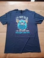Donkerblauw Qwertee T-shirt I'm not old... maat M ongedragen, Nieuw, Ophalen of Verzenden, Qwertee, Maat 48/50 (M)
