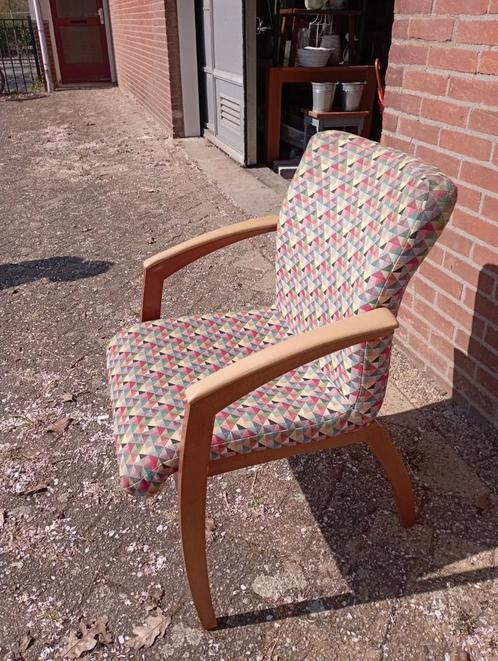 4'Vintage eetkamerstoelen, Huis en Inrichting, Fauteuils, Gebruikt, Ophalen
