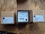 3x Analoge Ampèremeter ELEQ EW72E 500/5A 1000A schaal – new, Ophalen of Verzenden, Nieuw