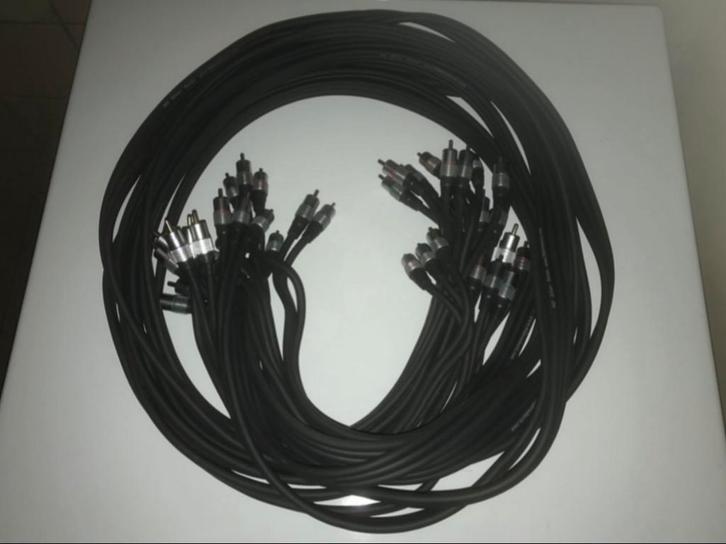 HQ PRO SILVER SERIES 3RCA-3RCA COMPONENT VIDEO CABLE  1,5M, Audio, Tv en Foto, Audiokabels en Televisiekabels, Zo goed als nieuw