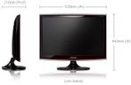 SAMSUNG HD Monitor/Scherm. 20inch T200HD, Ophalen of Verzenden, Gebruikt, 50 Hz, Overige merken