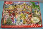 FALCON 2 puzzels 1000 stukjes KERST the christmas three farm, Ophalen of Verzenden, 500 t/m 1500 stukjes, Zo goed als nieuw, Legpuzzel