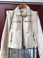Vintage leren jasje Only, maat S, Wit, Ophalen of Verzenden, Jasje, Maat 36 (S)