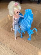 Frozen ijspaard Nokk met Elza pop, Ophalen of Verzenden, Gebruikt
