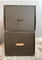 Vintage Archiefdozen Atlanta opbergdozen, Antiek en Kunst, Ophalen