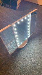 Make up spiegel LED touchknop 4 kleine batterij, Huis en Inrichting, Woonaccessoires | Spiegels, 75 tot 100 cm, 100 tot 150 cm